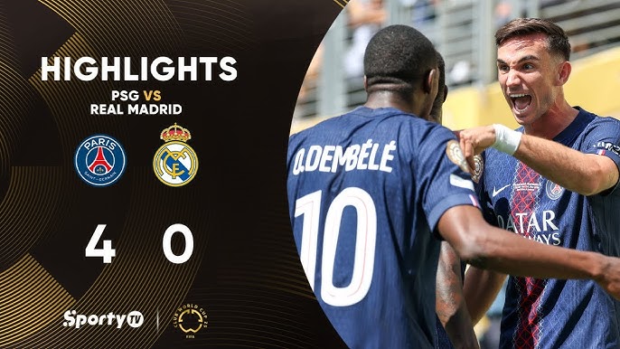 PSG 4-0 Real Madrid