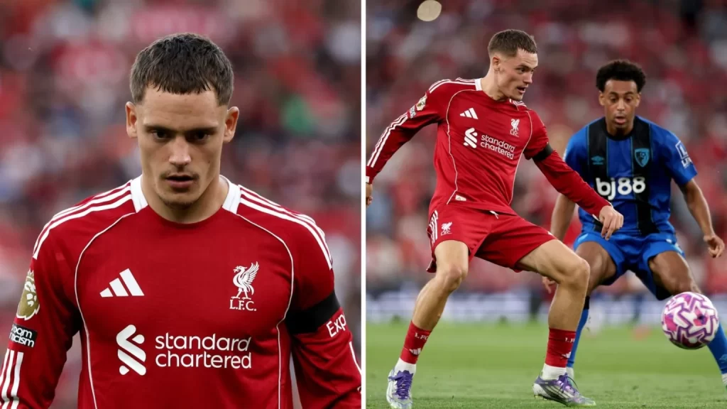 Florian Wirtz Liverpool vs Bournemouth
